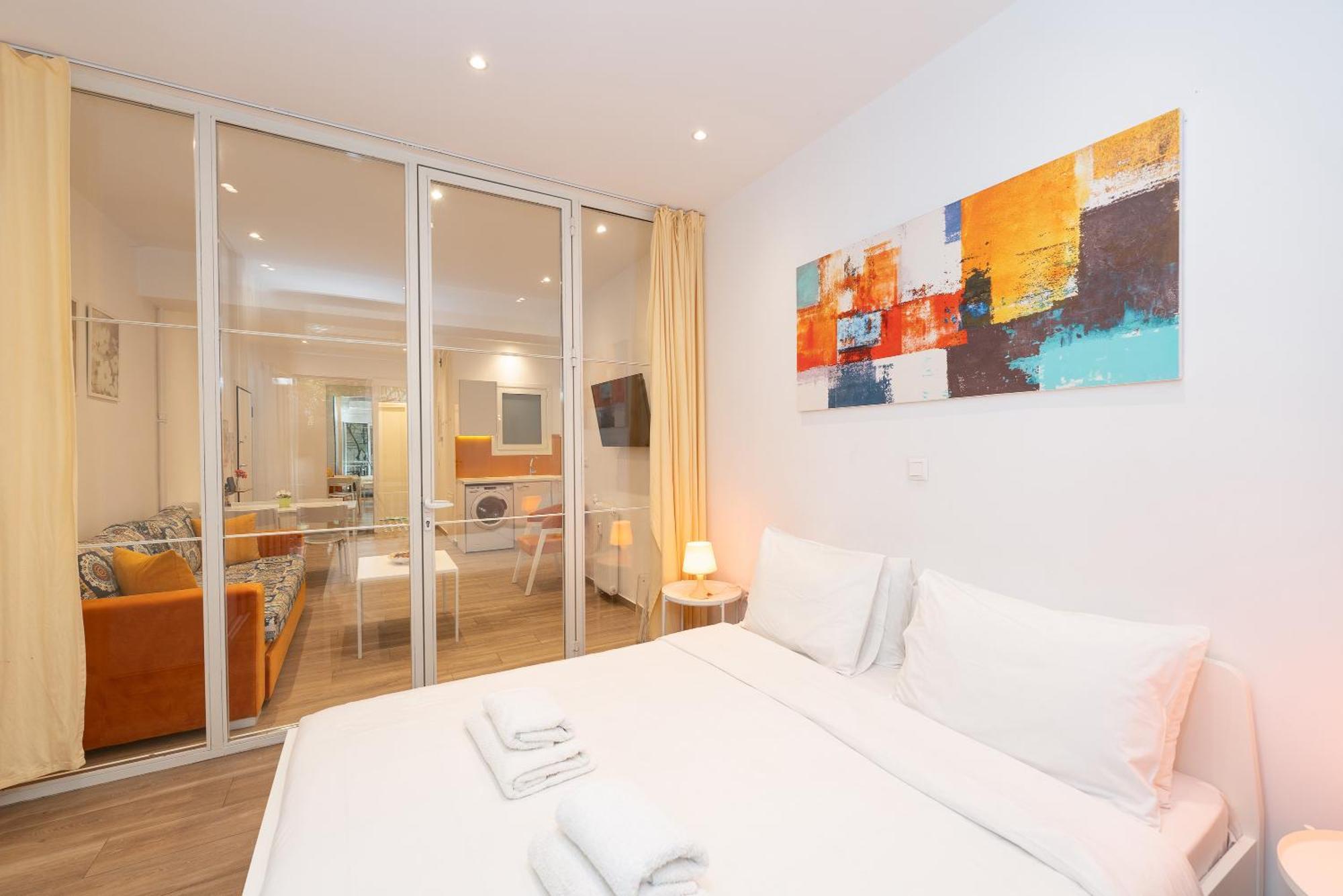 Spacious Peaceful Studio In Athens Luaran gambar